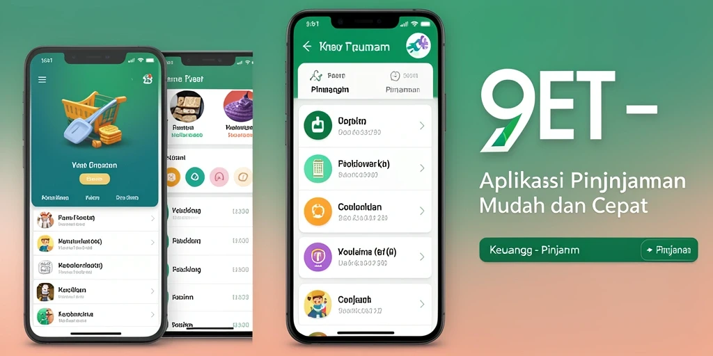 Tampilan antarmuka aplikasi 9ET yang user-friendly dan fungsional.
