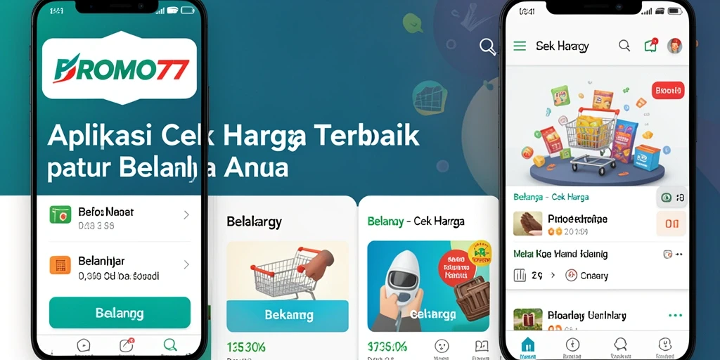 Tampilan antarmuka pengguna aplikasi BROMO77 untuk cek harga produk.